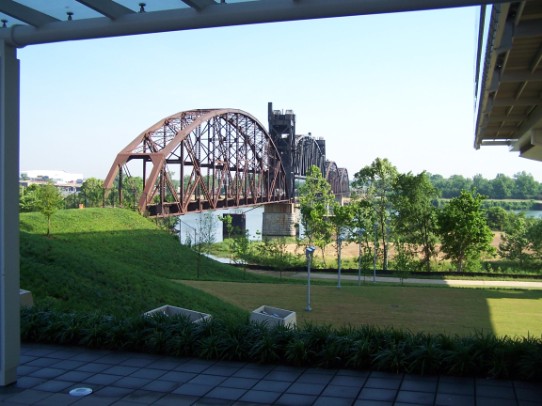 View from Clinton Library
