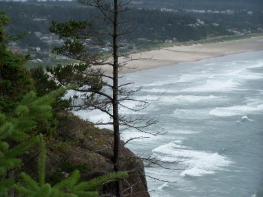 View of ocean from Oregon coast